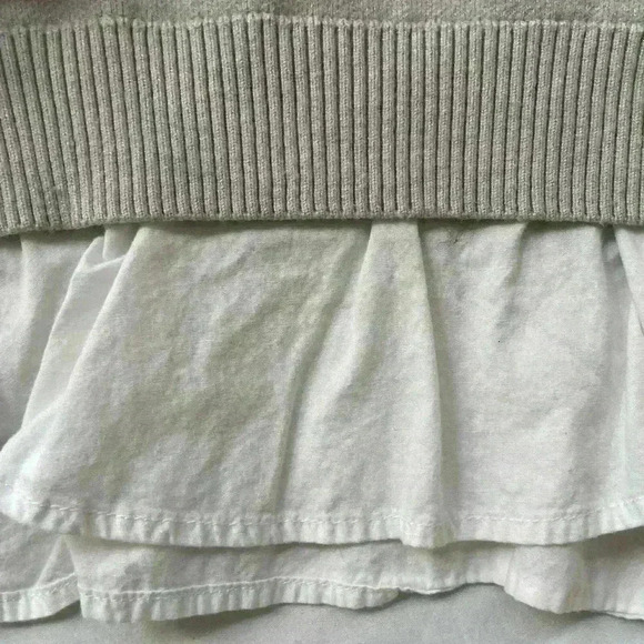 River Island RI Girls Kids Age 5/6 Sweater Gray Amour Couture - Picture 4 of 8